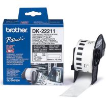 Neskončne nalepke Brother DK22211 - film bel 29mm x 15,24m