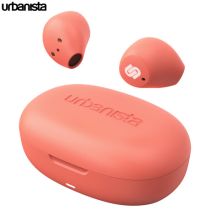 URBANISTA LISBON brezžične slušalke, Bluetooth 5.2, TWS, do 27 ur predvajanja, oranžne (Coral Peach)