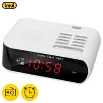 TREVI RC 827 Digital Radio alarm ura, FM Radio, Snooze, Sleep, bela