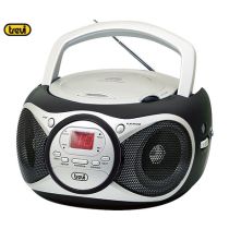 TREVI CD 512 Boombox radijski in CD predvajalnik, FM Radio, AUX, LCD zaslon, antena, črn