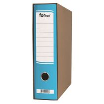 Fornax registrator v škatli Forten A4, 80 mm, moder