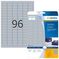 Herma etikete Superprint 30,5x16,9 mm, 25/1, srebrne