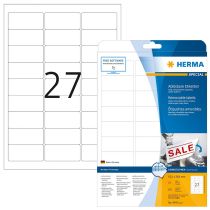 Herma etikete Superprint Removables, 63.5x29.6 mm, 25/1