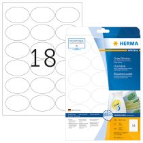 Herma etikete Superprint Removables, 63.5x42.3 mm, 25/1