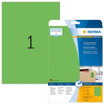 Herma etikete Superprint, 210x297 mm, 20/1, zelene