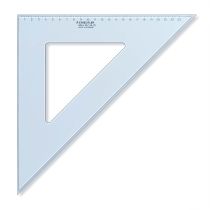 Steadtler trikotnik Transparent, moder, 45/45 stopinj, 36 cm