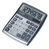 Citizen kalkulator CDC80WB, 8M, komercialni, srebrn