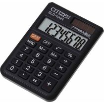 Citizen Kalkulator SLD100N, 8M, komercialen, žepni, črn