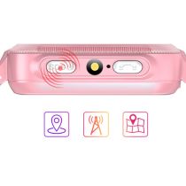 Pametna otroška ura FOREVER Find Me 2 KW-210, 1.44" zaslon, GPS, klicanje, SOS, Android + iOS, baterija, aplikacija, merjenje aktivnosti, analiza spanca, roza (Pink)