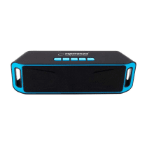 Zvočnik bluetooth CC-SPE126KB ESPERANZA FOLK MP3, FM, črna-modra barva