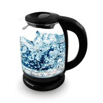 Grelnik vode stekleni ESPERAZNA LOIRE T-5406-22, 1,7L, črna