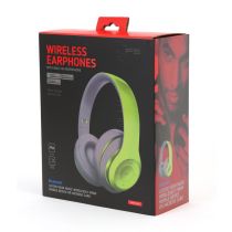 Naglavne Bluetooth slušalke PLATINET/Freestyle FH0916GG z mikrofonom, zeleno-sive