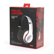 Naglavne Bluetooth slušalke PLATINET/Freestyle FH0916W z mikrofonom, zložljive, bele