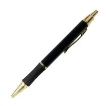 A PLUS Kemični svinčnik kovinski črn/zlat 0,7mm modro črnilo