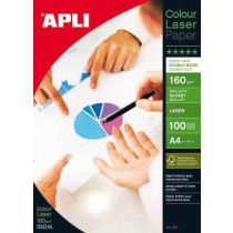 APLI Foto papir A4 Laser Glossy 160g 100 listov