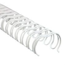 KLIPKO Spirale žica 14,3 mm bele, 100 kos 3:1