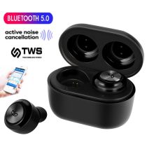 Wireless slušalke PLATINET PM1085B Bluetooth 5.0, True s polnilno enoto, črne