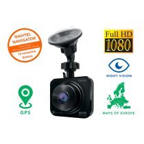 Avto kamera NAVITEL R300 GPS, FullHD 1920x1080 (30frs), 2'' zaslon, Night Vision, MicroSD, G-SENZOR, GPS