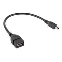 USB kabel CC-124-MINI/0,2 TIP A ženski  - USB mini moški OTG , 20cm