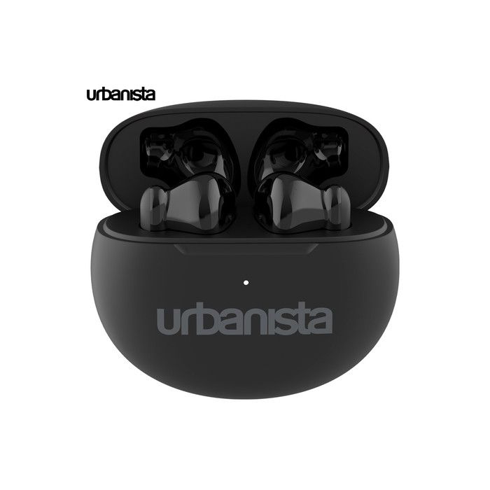 URBANISTA AUSTIN brezžične slušalke, Bluetooth® 5.3, TWS, do 20 ur predvajanja, upravljanje na dotik, IPX4 vodoodpornost, USB Type-C, črne (Midnight Black)