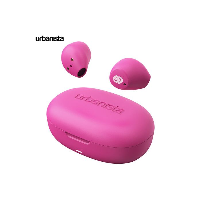 URBANISTA LISBON brezžične slušalke, Bluetooth 5.2, TWS, do 27 ur predvajanja, roza (Blush Pink)