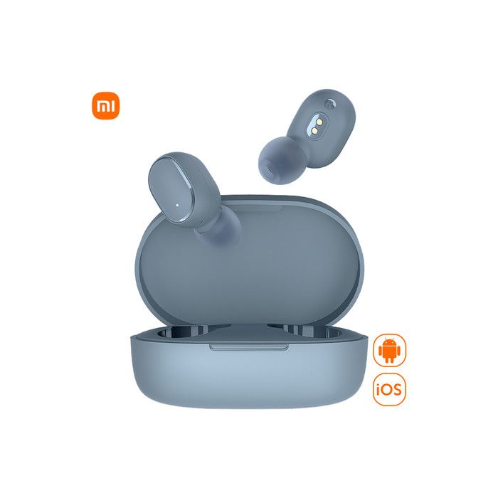 XIAOMI Redmi Buds ESSENTIAL brezžične slušalke, Bluetooth 5.2, TWS, polnilna enota, nizka zakasnitev, modre