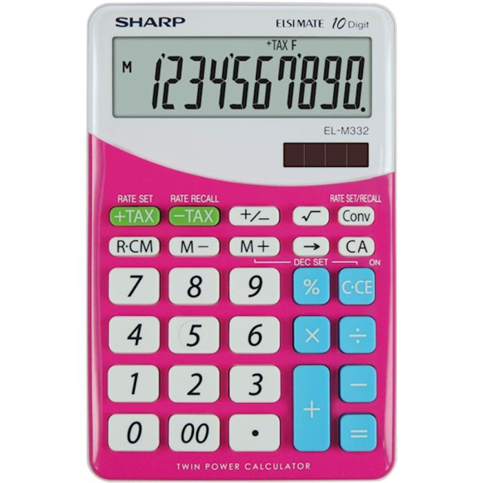 SHARP kalkulator ELM332BPK, 10M, namizni