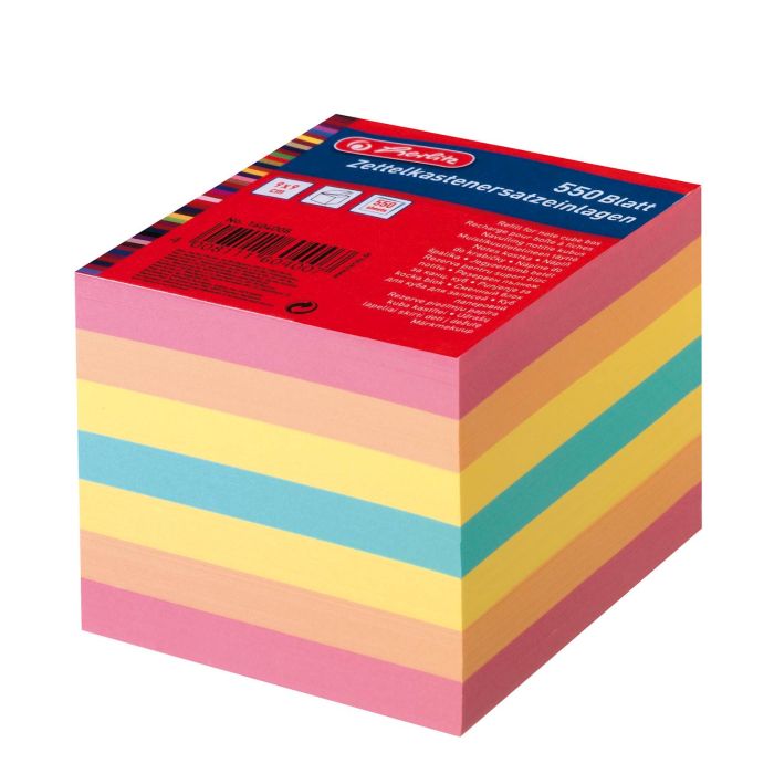 HERLITZ papirni lističi, 90 x90 mm, 550/1, barvni
