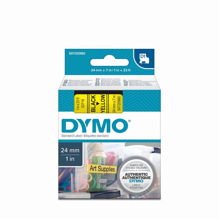Trak za tiskalnike nalepk DYMO D1 24MM/7M-RUMEN 53718