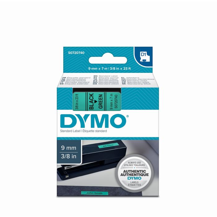 Trak za tiskalnike nalepk DYMO D1 9MM/7M-ZELEN 40919