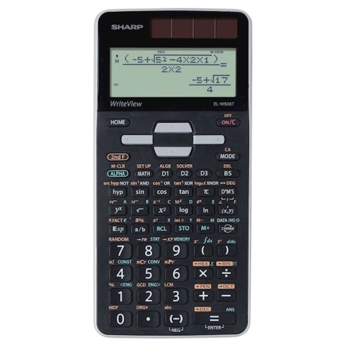 SHARP kalkulator ELW506TGYC, 640F, 4V, tehnični