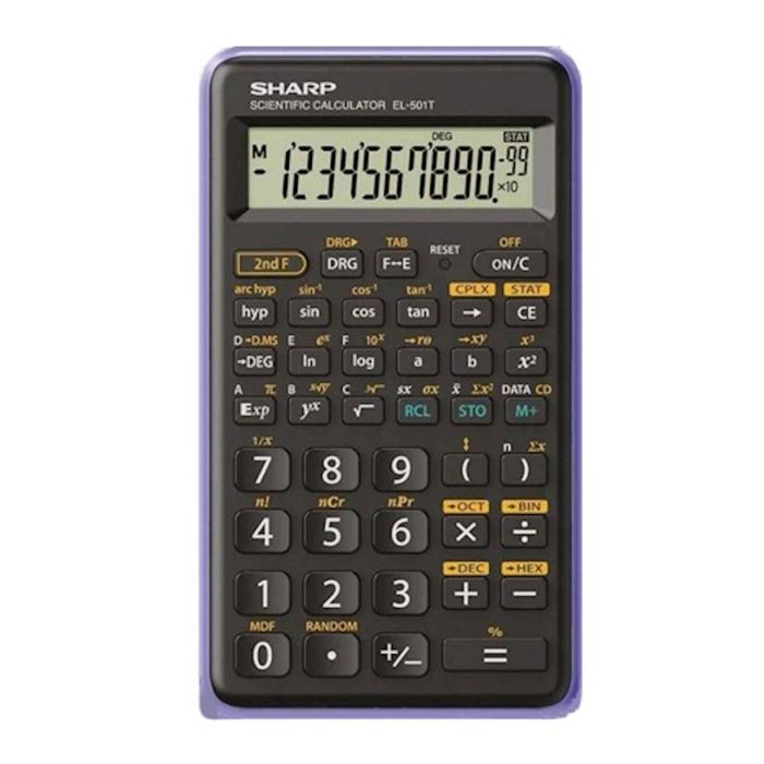 SHARP kalkulator EL501TVL, 146F, 10+2M, tehnični