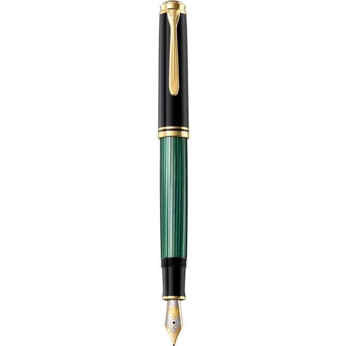 Pelikan nalivno pero M800 Souverän, črno/zelen, M konica, v darilni škatlici