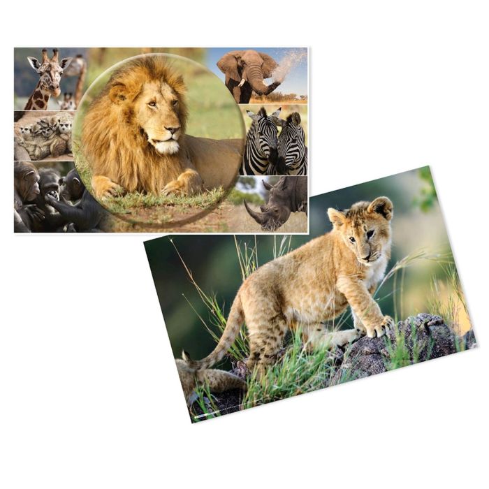 Herma podloga za mizo Afriške živali, 55x35 cm