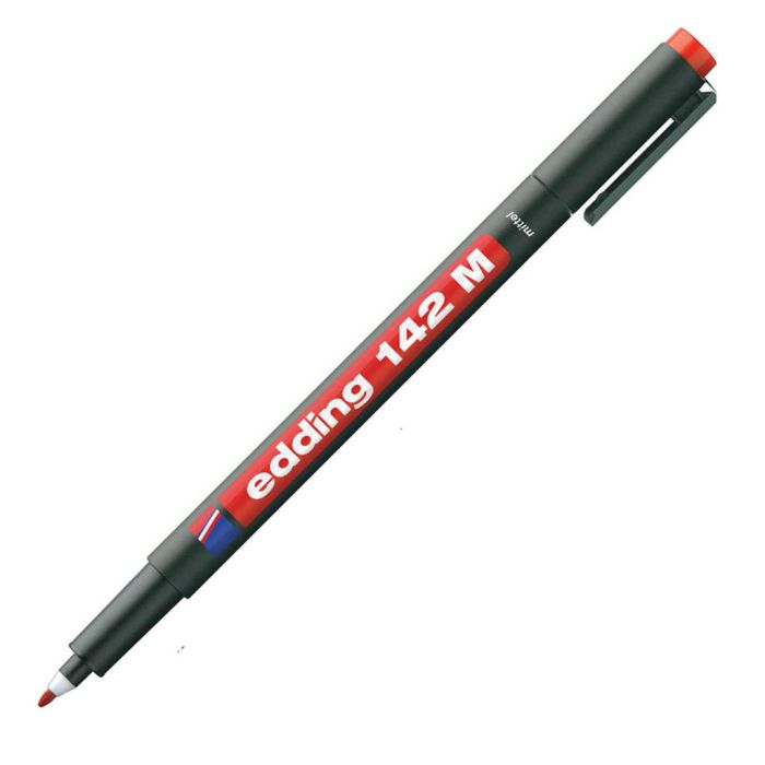Marker Edding OHP E-142, 1 mm, rdeč 10 kosov