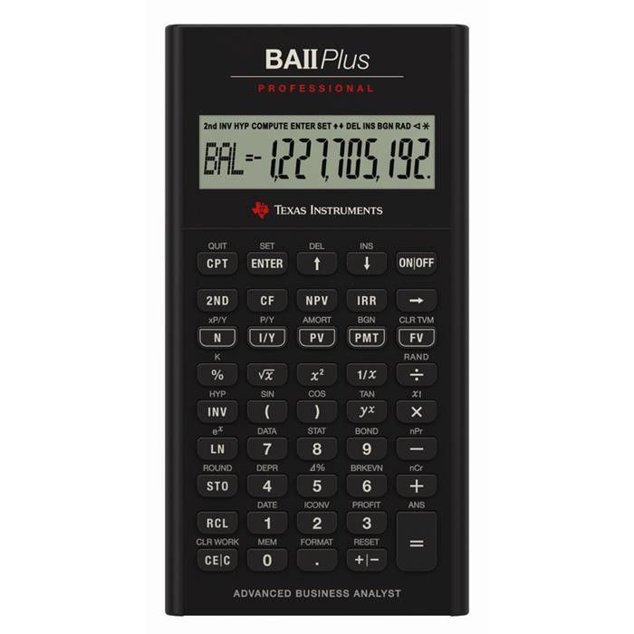 KALKULATOR Texas Instruments Tehnični BA-II PLUS Professional