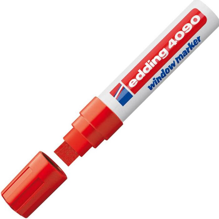 Kredni marker Edding E-4090, 4-15 mm, rdeč