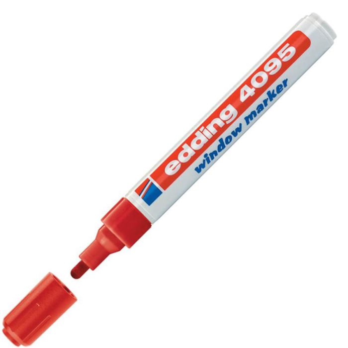 Kredni marker Edding E-4095, 2-3 mm, rdeč