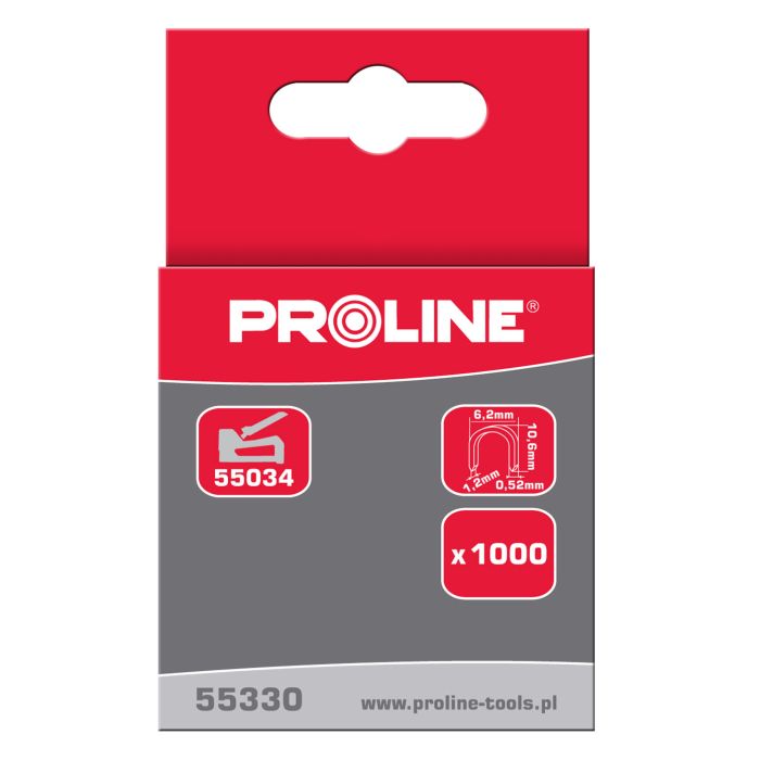 Sponke tip s 10mm 6,2*1,2mm 1000kom PROLINE PROLINE-PROFIX 55330