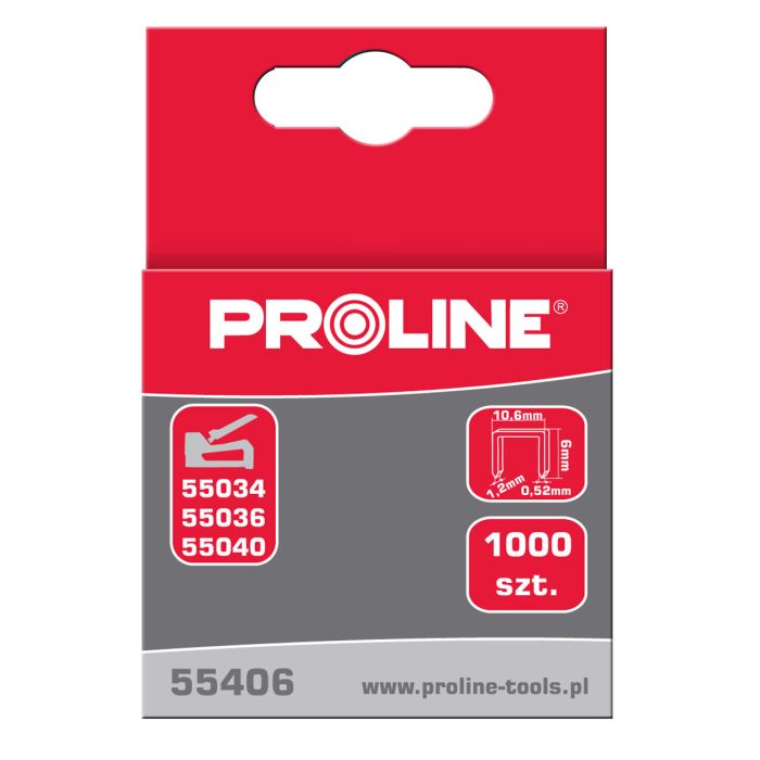 Sponke tip g/11 6mm 10,6*1,2mm 1000kom PROLINE PROLINE-PROFIX 55406