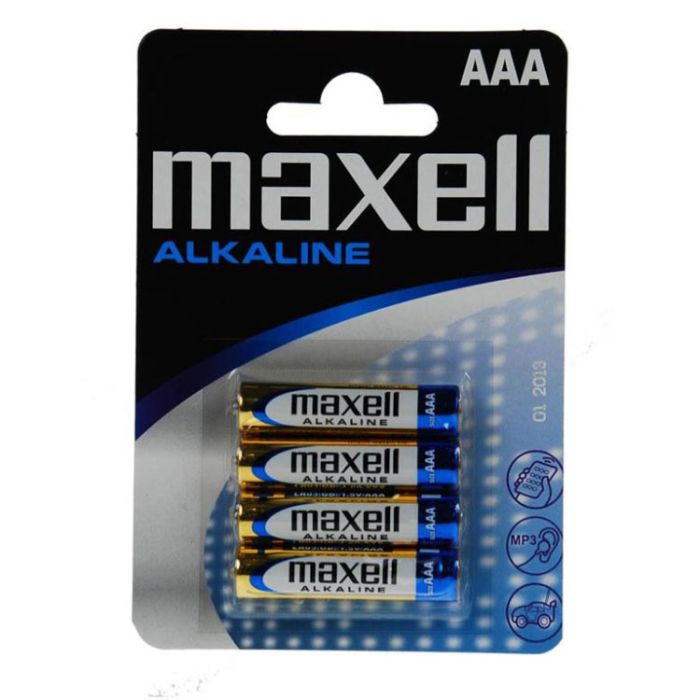 Alkalna baterija MAXELL AAA (LR03) 4 kos