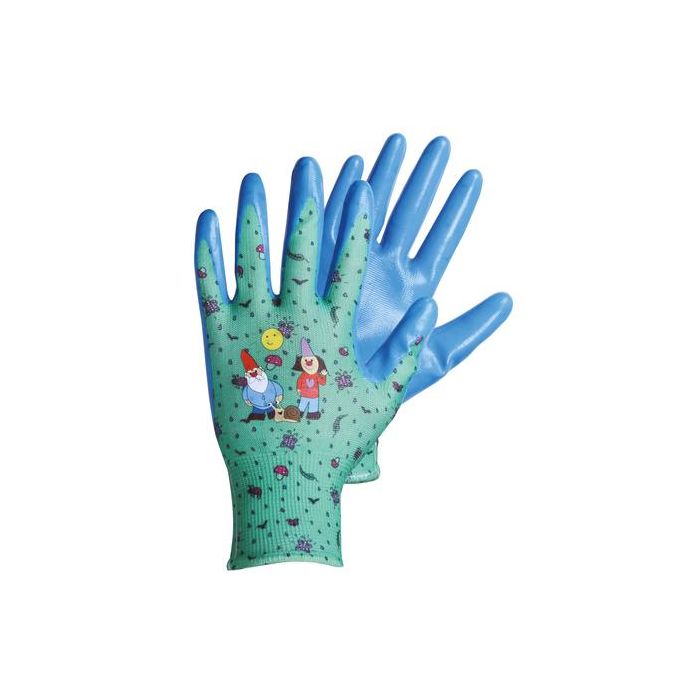 Otroške gumijaste rokavice 5 - 9 LET MODRE S ŠKRATKI Briers B7668
