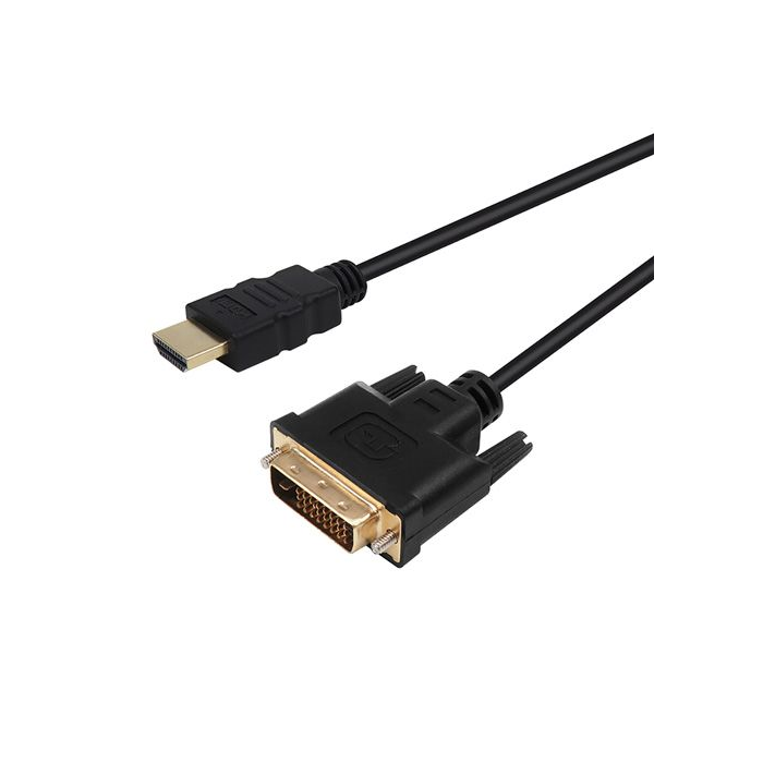Kabel HDMI - DVI 24+1,  2m CC-112-2