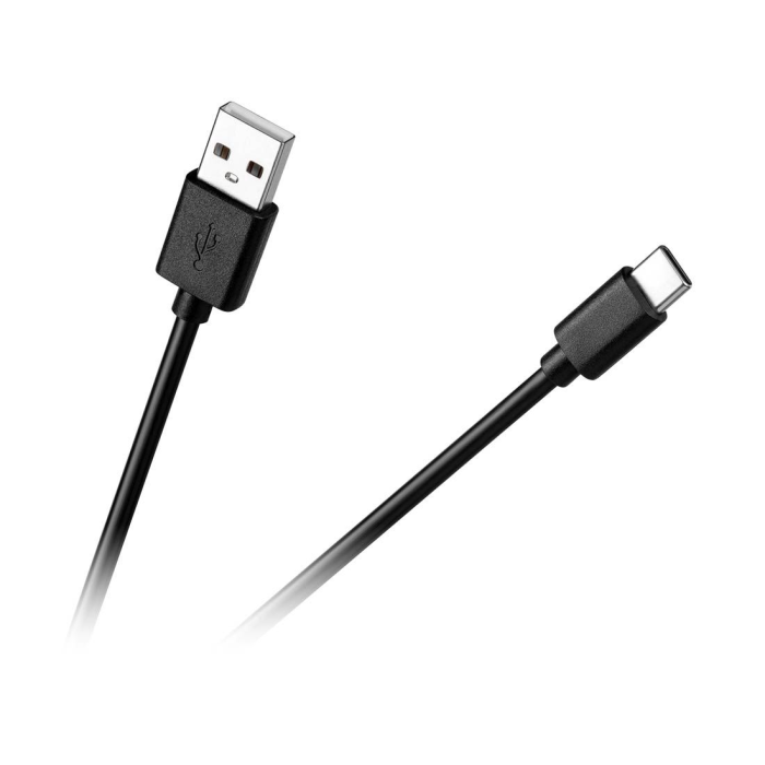 USB kabel 2.0 (A) M. -  tip (C) M., 3m, črne barve CC-128-3B