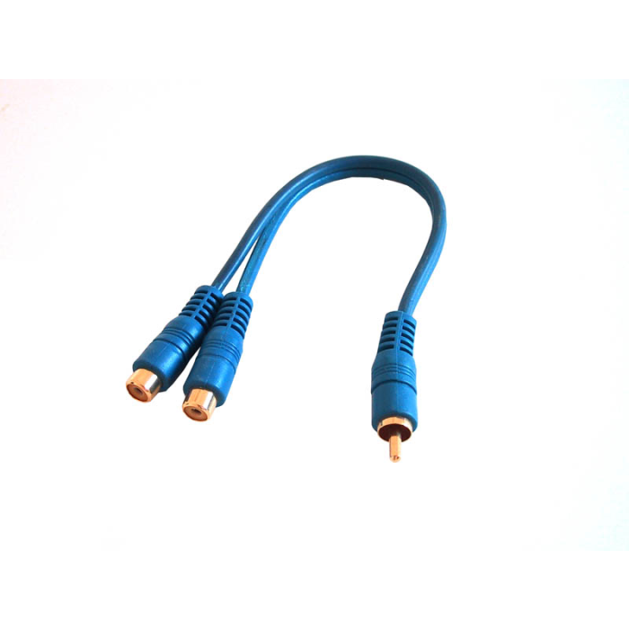 Cinch kabel Y 2 x Ž.-1M. 20cm HS-2007