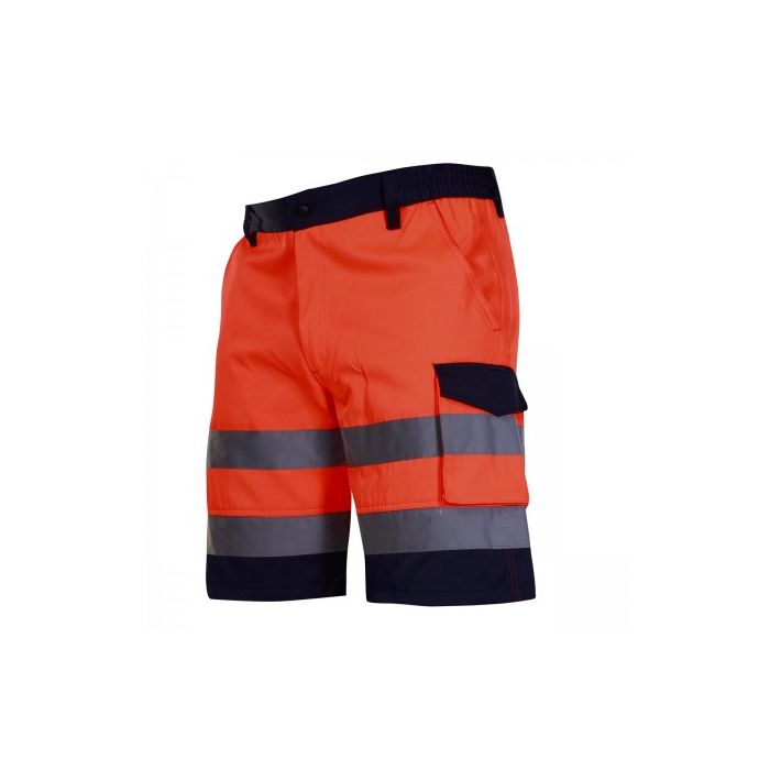 Kratke hlače visoke vidljivosti oranžne "M" LAHTI l4070202