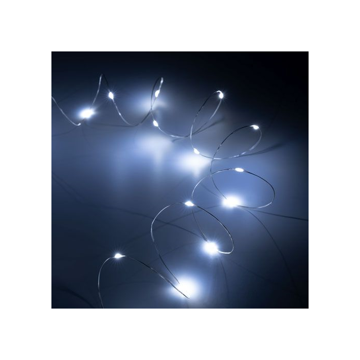 LED lučke božične Rebel, 20mini LED, hladno bela LED-ZAR0544