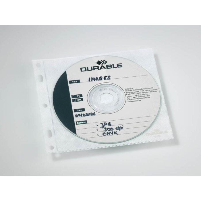 Durable Etui za CD/DVD, 10 kos (5239)