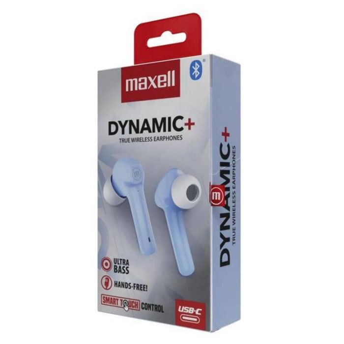 Maxell Brezžične Bluetooth slušalke Dynamic+ bele