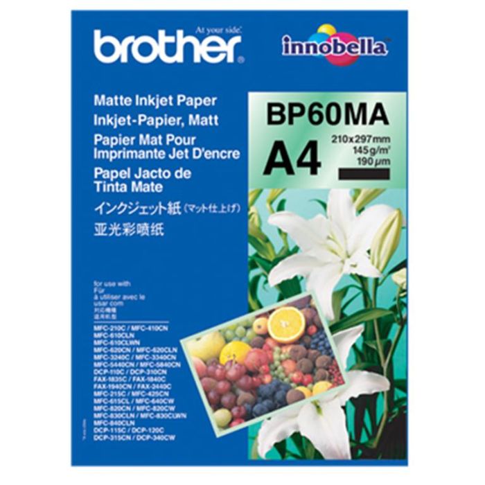 Brother Foto papir mat A4, 25 listov, 145g/m2 Inkjet
